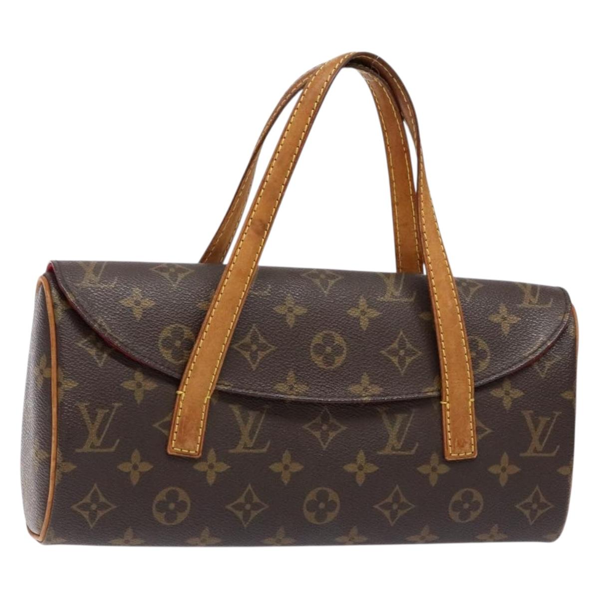 Louis Vuitton Sonatine, Brown, Canvas, handbag