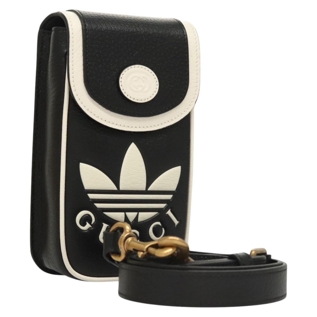 Gucci, Black, Leather, shoulder