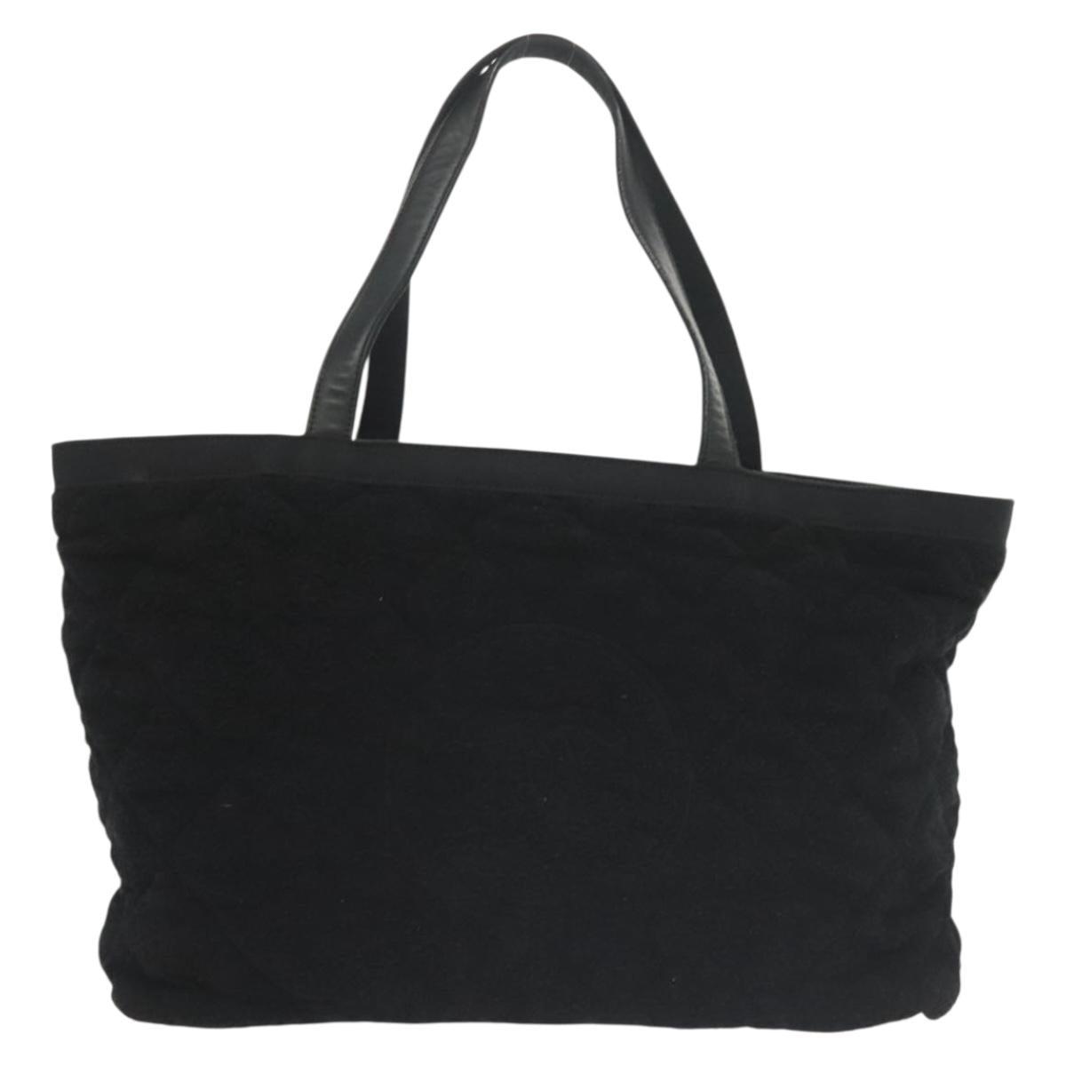 Chanel Logo CC, Black, Leather, tote