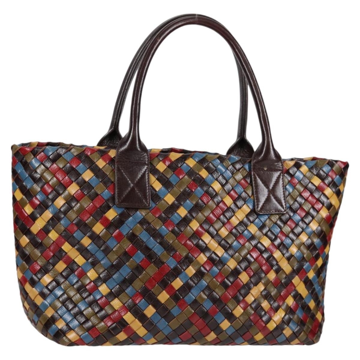 Bottega Veneta Intrecciato, Brown, Leather, tote