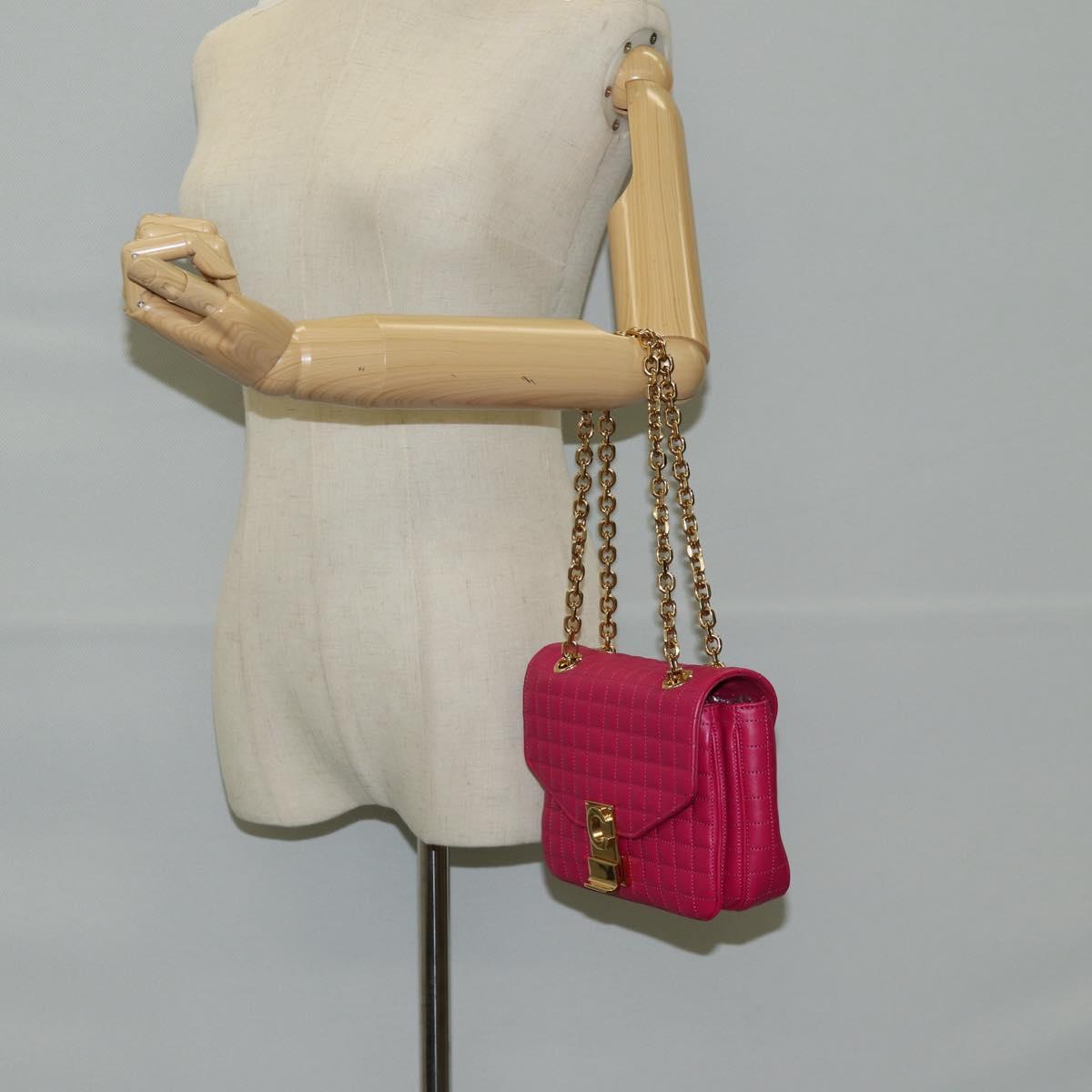 Céline C Bag, Pink, Leather, shoulder