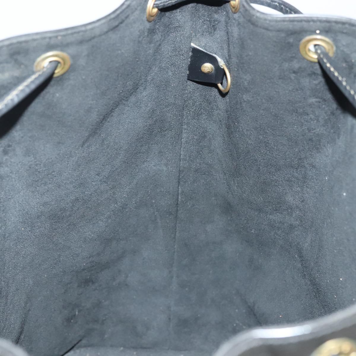 Louis Vuitton Noé, Black, Leather, shoulder