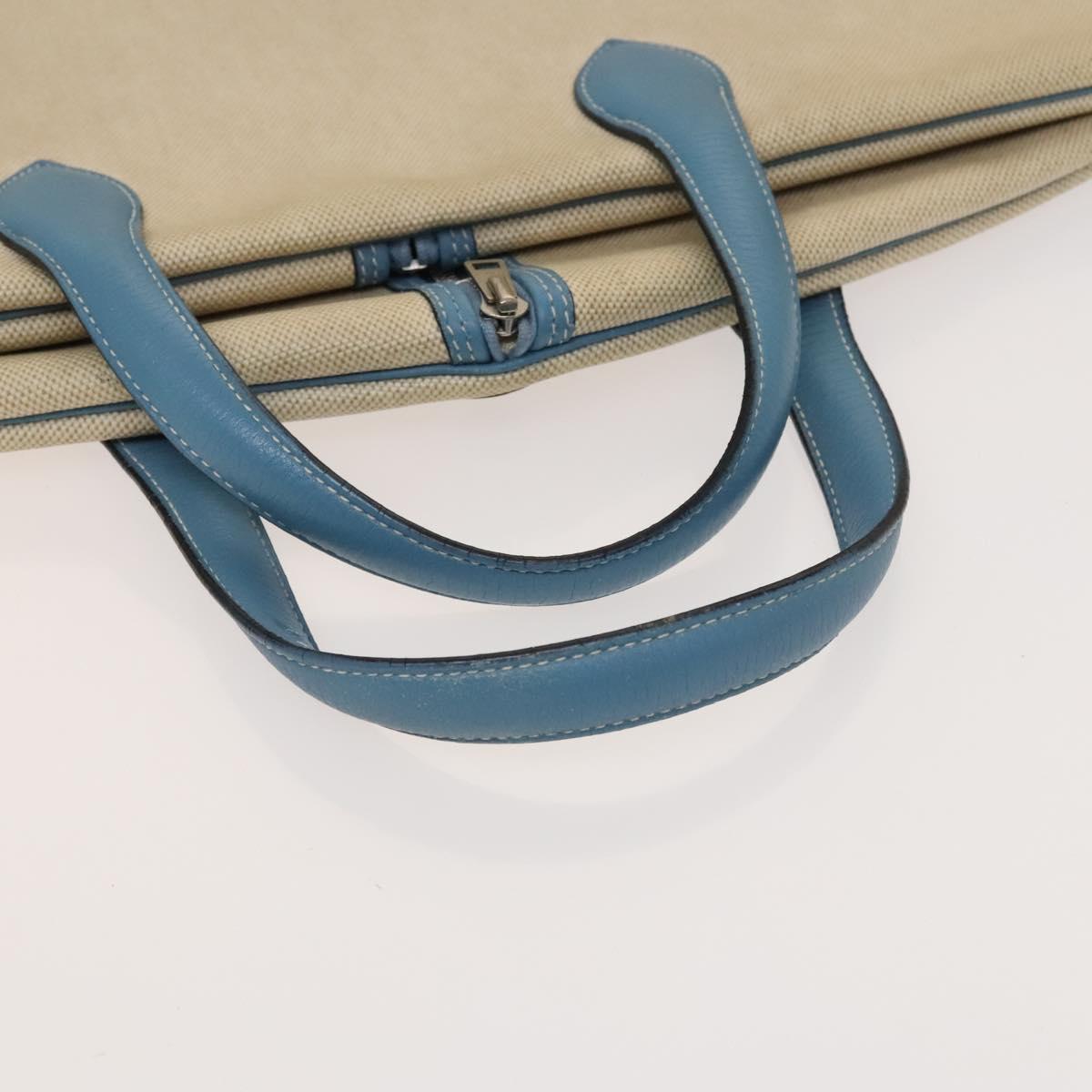 Hermès Victoria, Beige, Canvas, travel