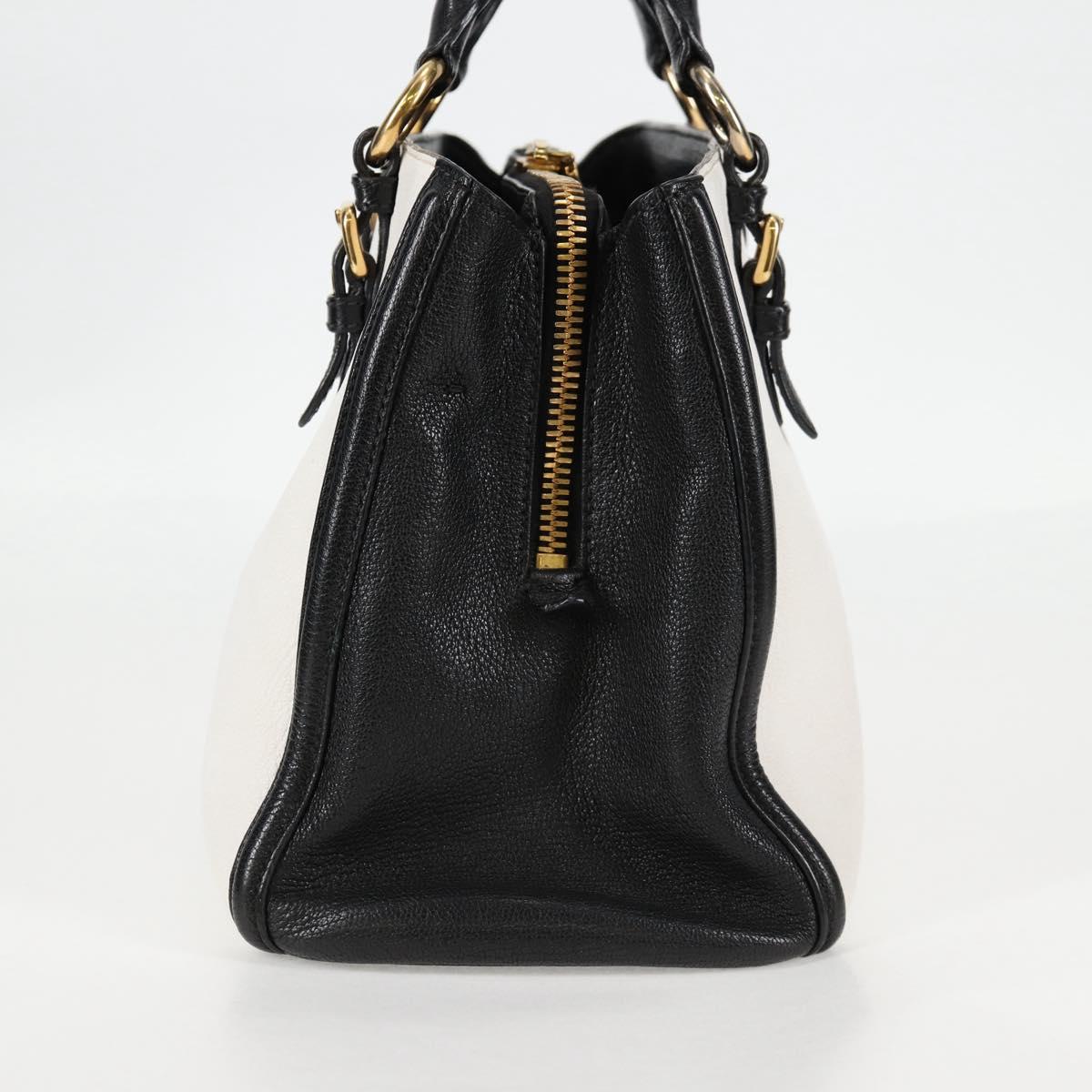 Miu Miu Madras, White, Leather, handbag