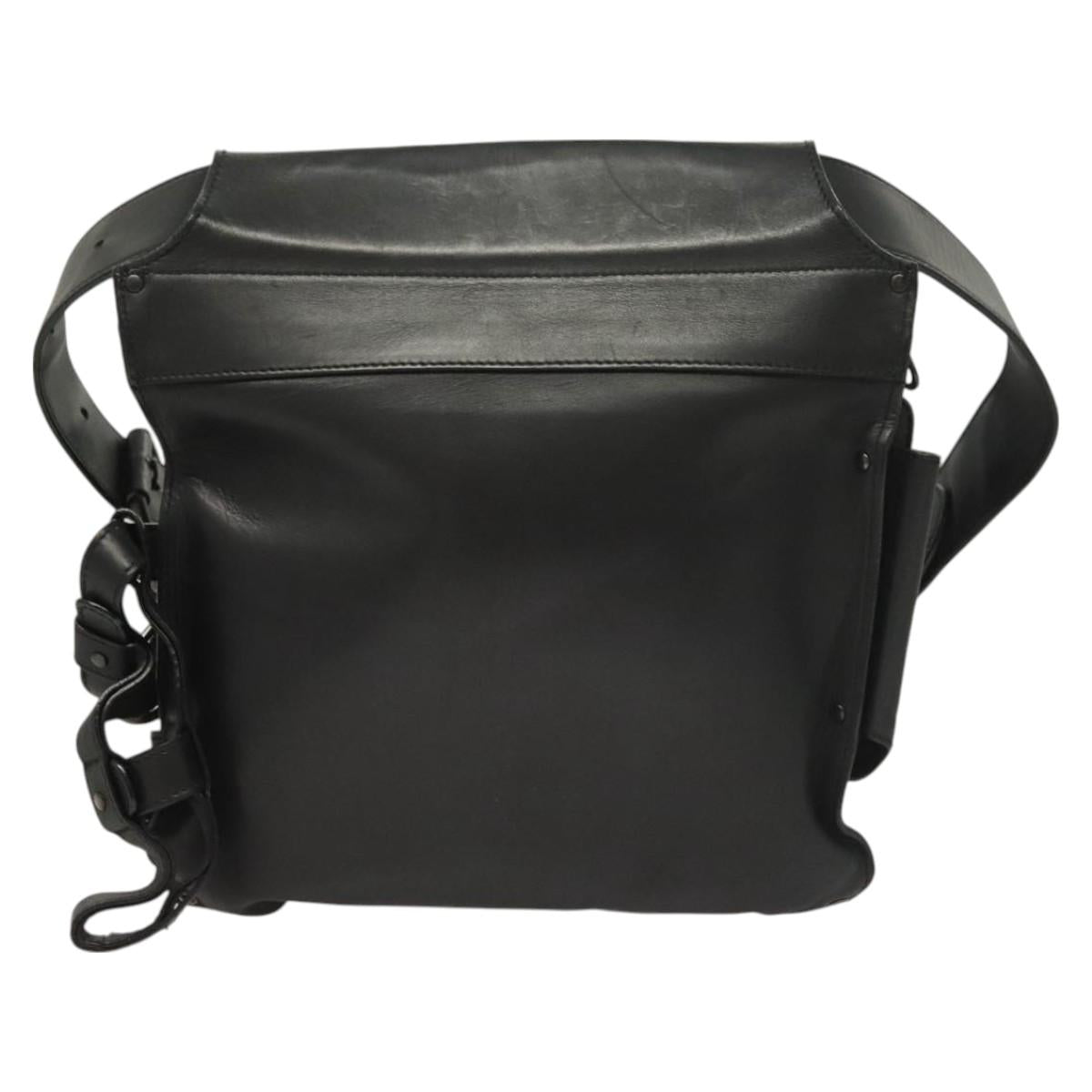 Bottega Veneta Intrecciato, Black, Leather, shoulder