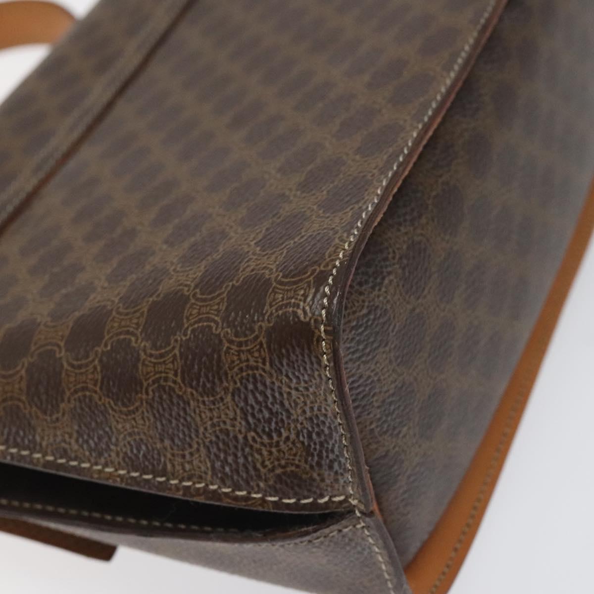 Céline Macadam, Brown, Canvas, handbag