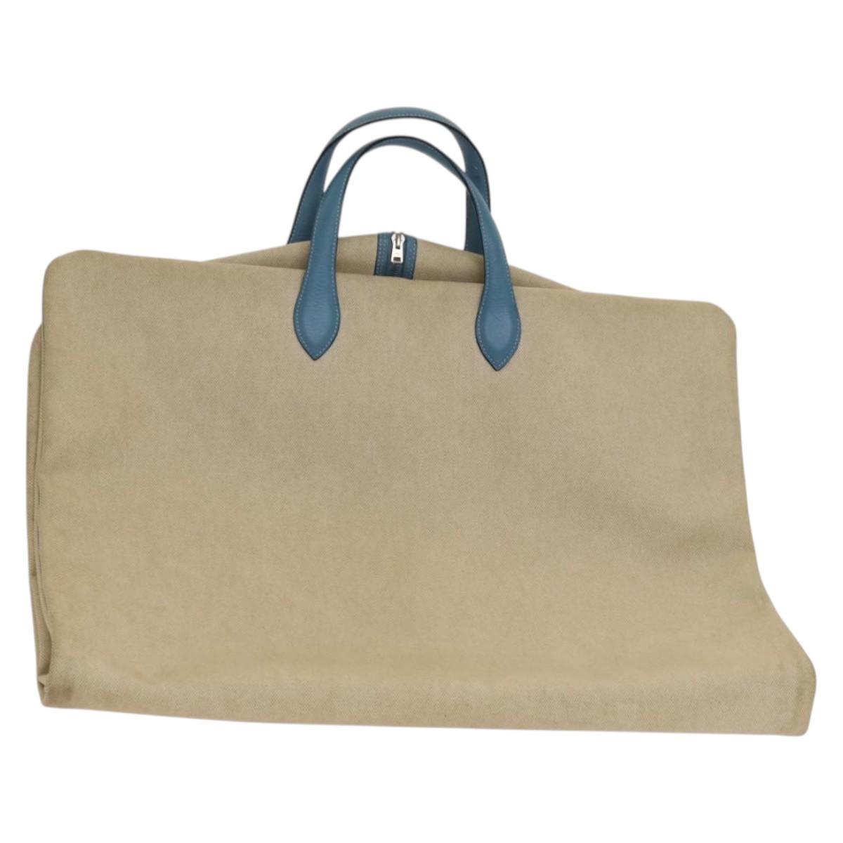 Hermès Victoria, Beige, Canvas, travel
