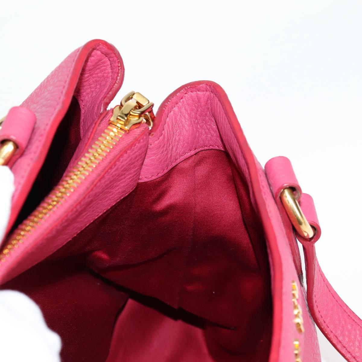 Miu Miu Vitello, Pink, Leather, tote