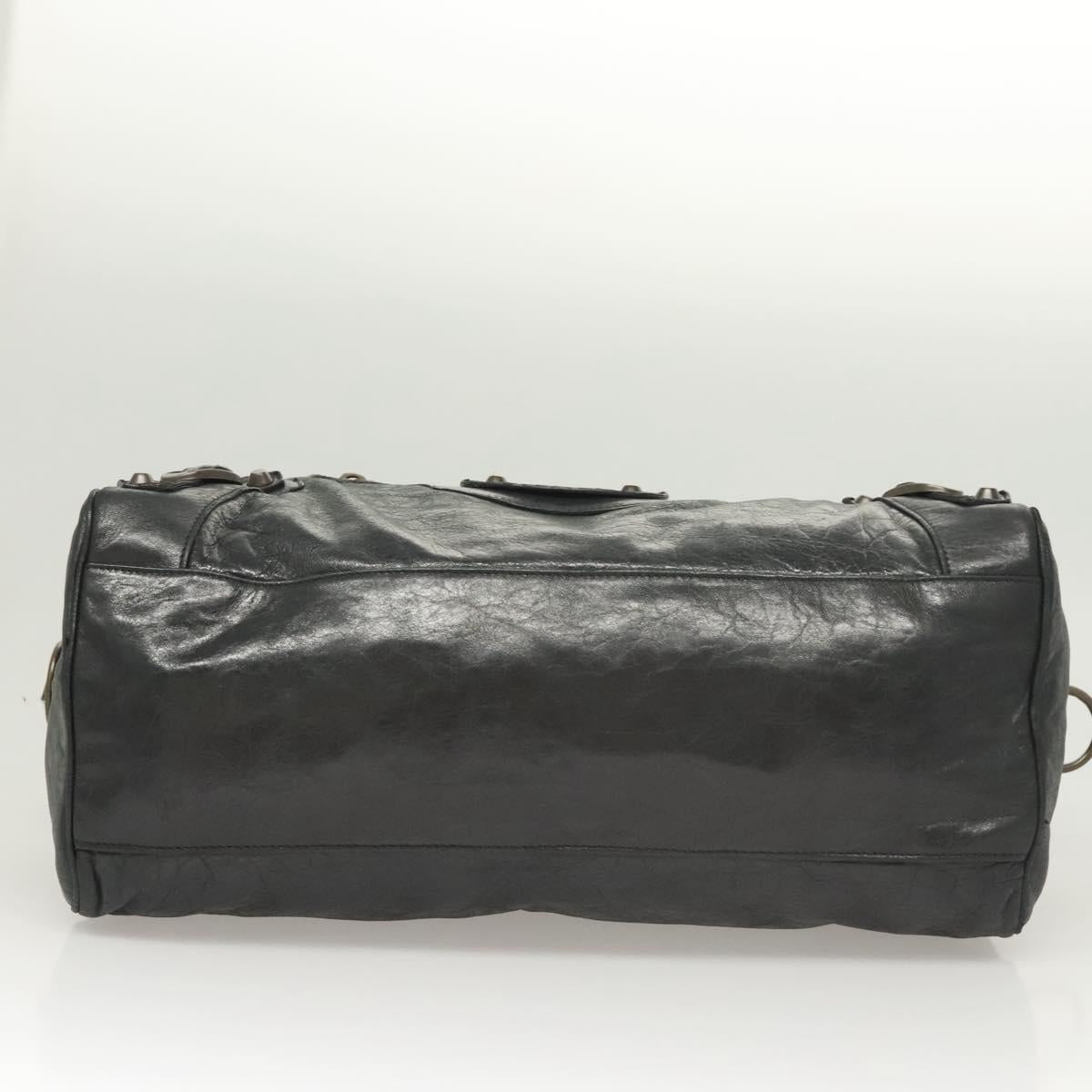 Balenciaga City, Black, Leather, handbag