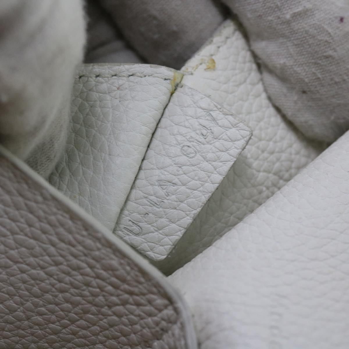 Céline -, White, Leather, shoulder