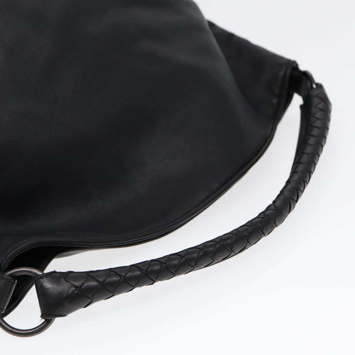 Bottega Veneta Intrecciato, Black, Leather, shoulder