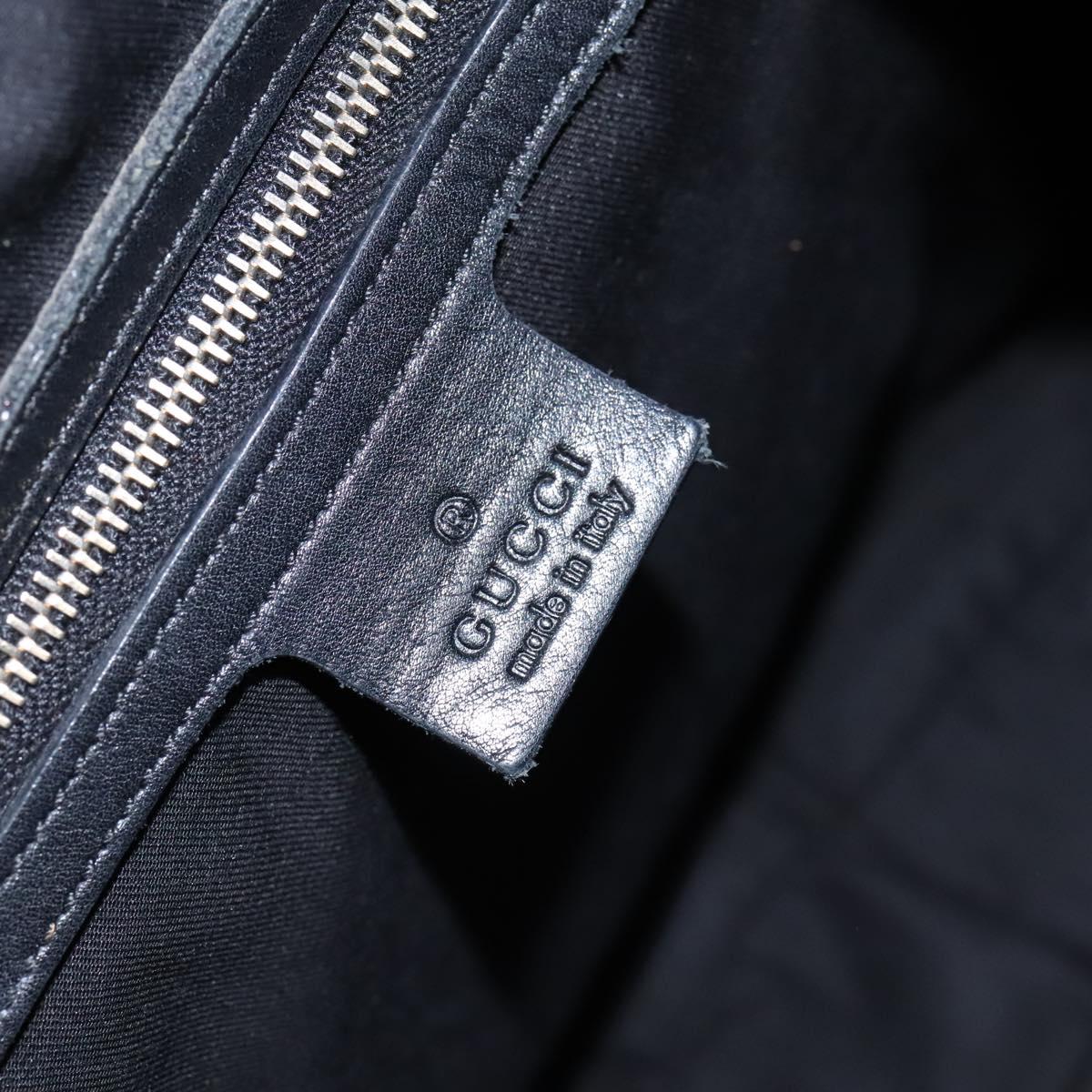 Gucci Peggy, Black, Leather, handbag