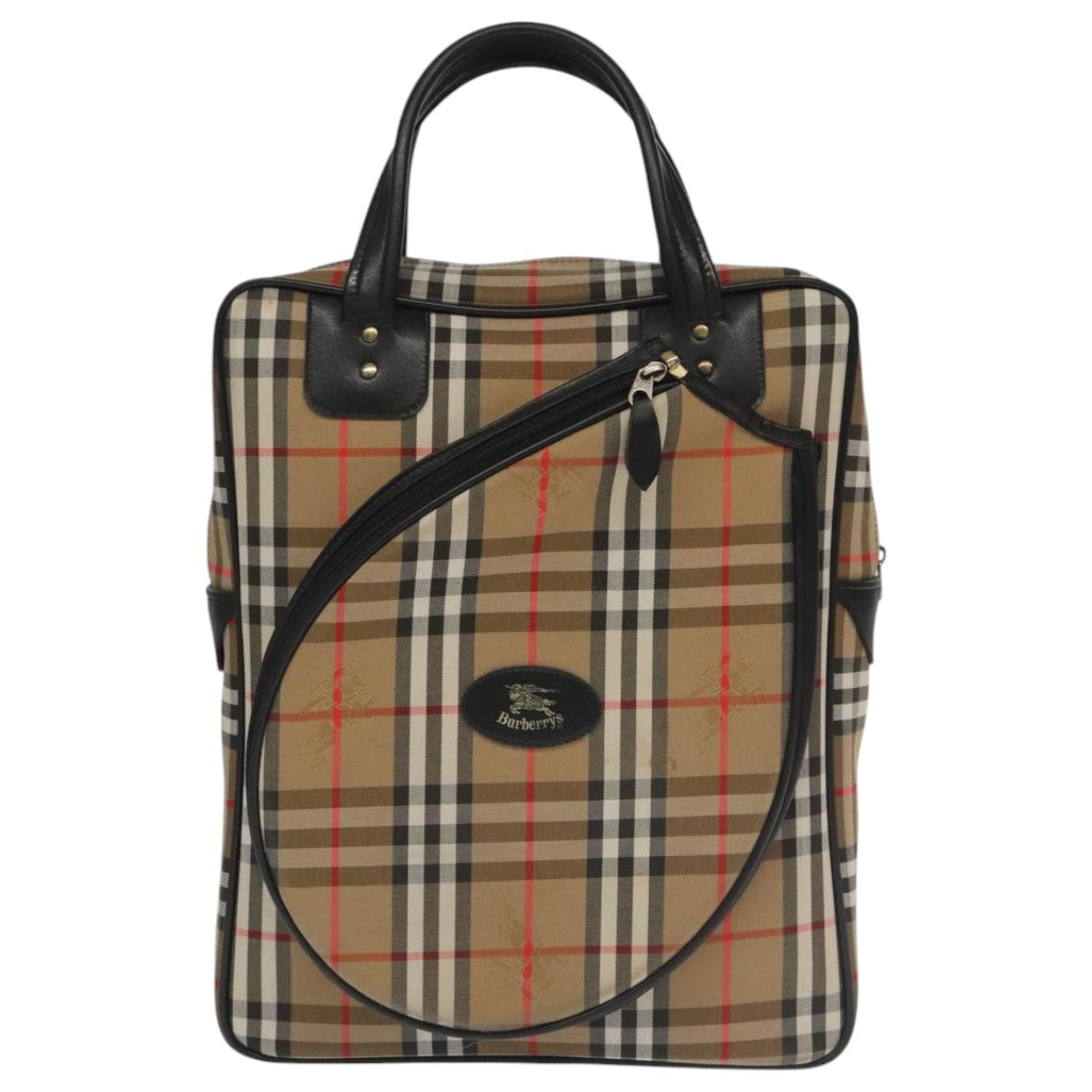 Burberry Nova Check, Beige, Canvas, handbag