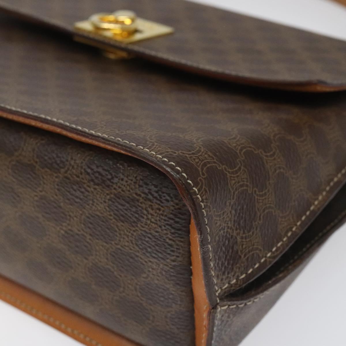 Céline Macadam, Brown, Canvas, handbag