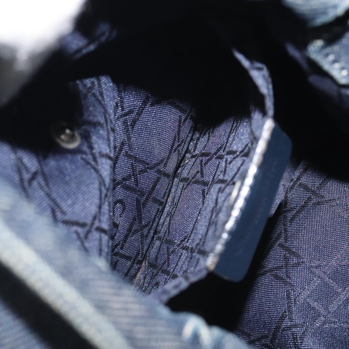 Dior Maris Pearl, Blue, Canvas, handbag