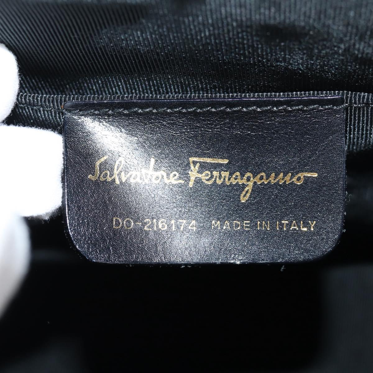 Salvatore Ferragamo Gancini, White, Leather, handbag