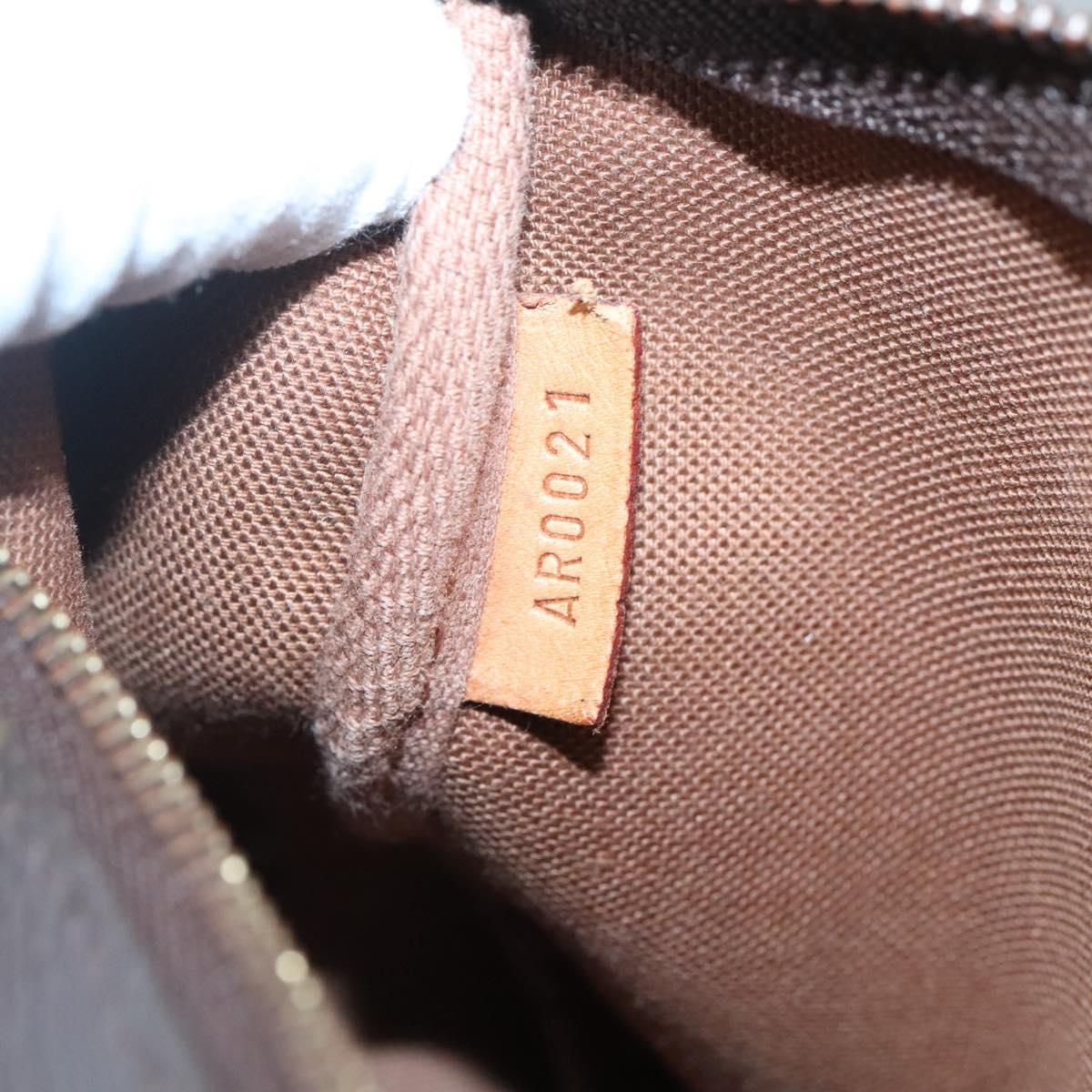 Louis Vuitton Pochette Accessoire, Brown, Canvas, clutch