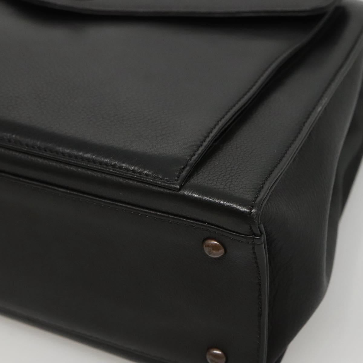 Chanel, Black, Leather, handbag
