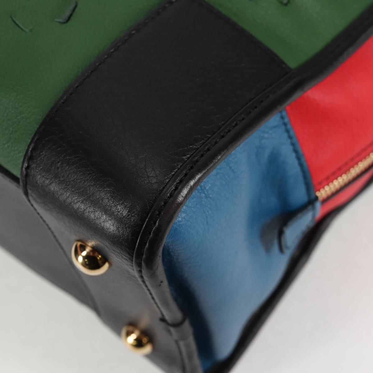 Loewe Amazona, Green, Leather, handbag