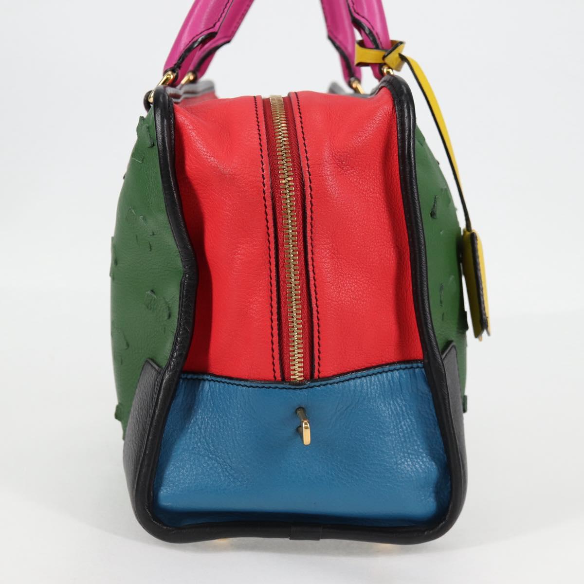 Loewe Amazona, Green, Leather, handbag