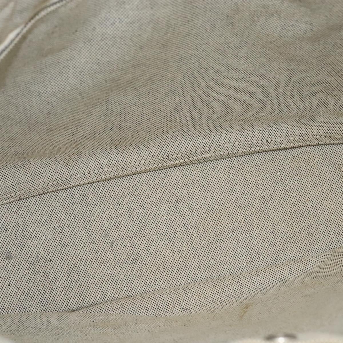 Hermès Fourre tout, Grey, Canvas, handbag