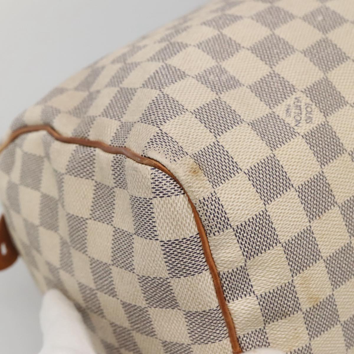 Louis Vuitton Speedy 30, White, Canvas, handbag