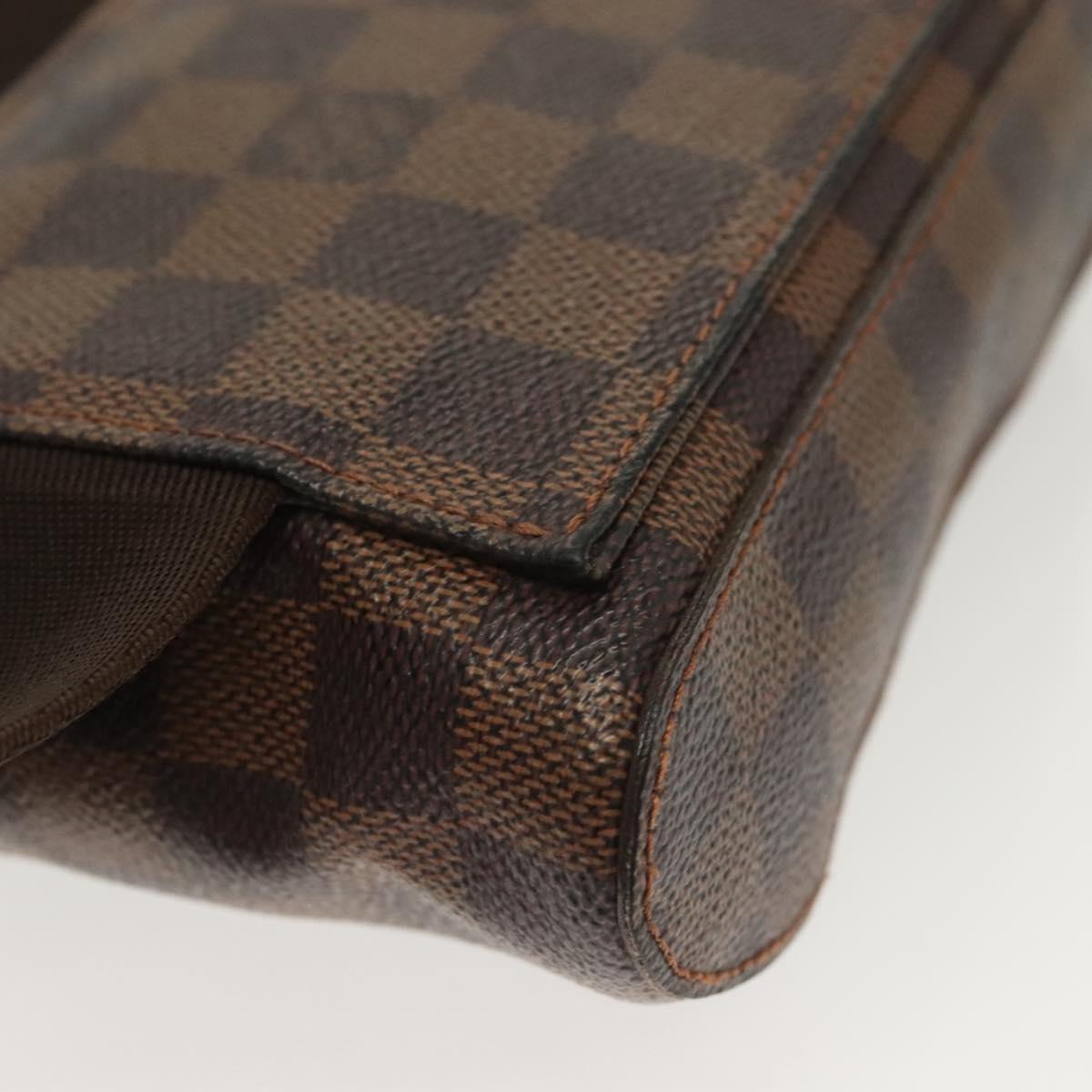 Louis Vuitton Geronimos, Brown, Canvas, clutch