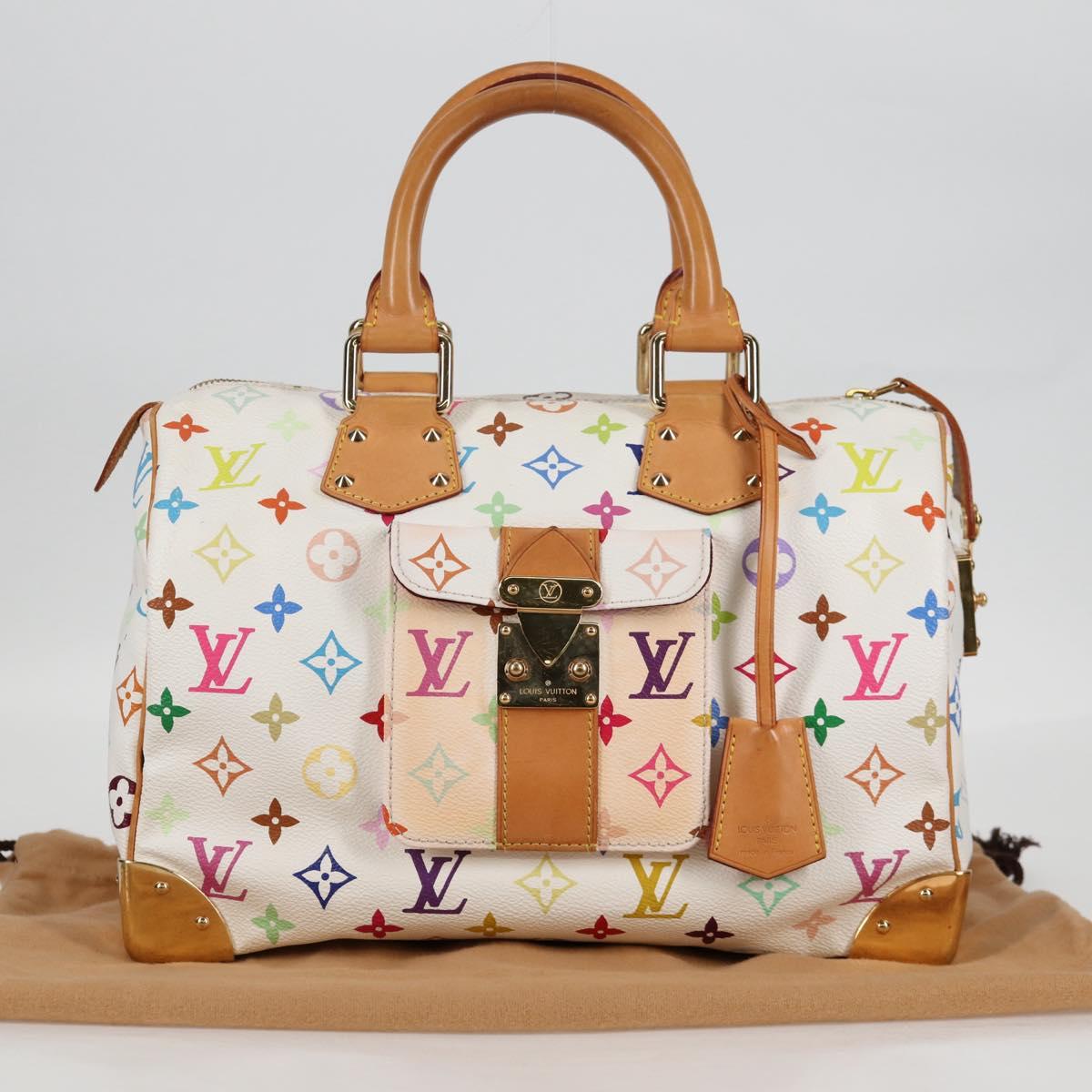Louis Vuitton Speedy 30, Multicolour, Canvas, handbag