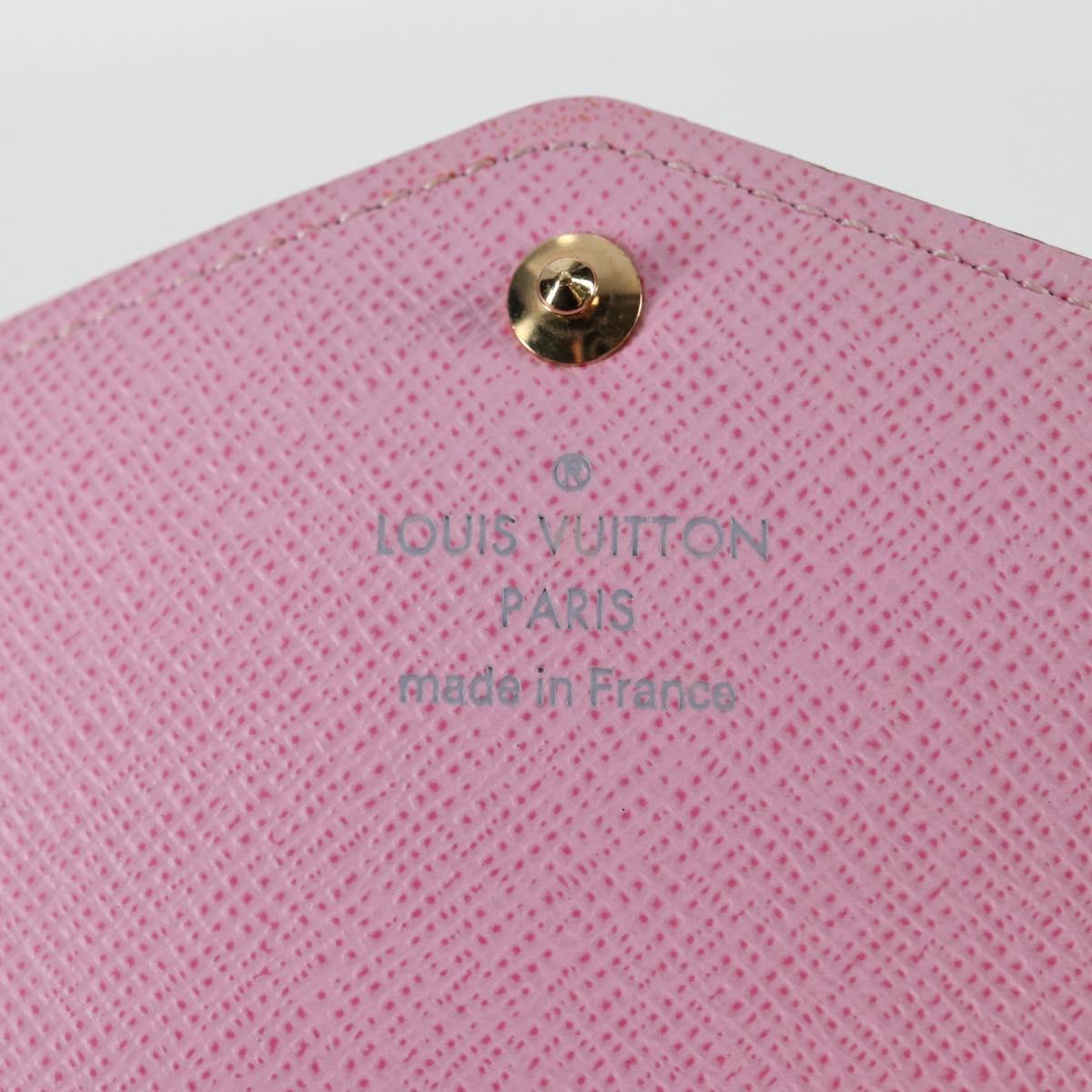 Louis Vuitton Sarah, White, Canvas, wallet