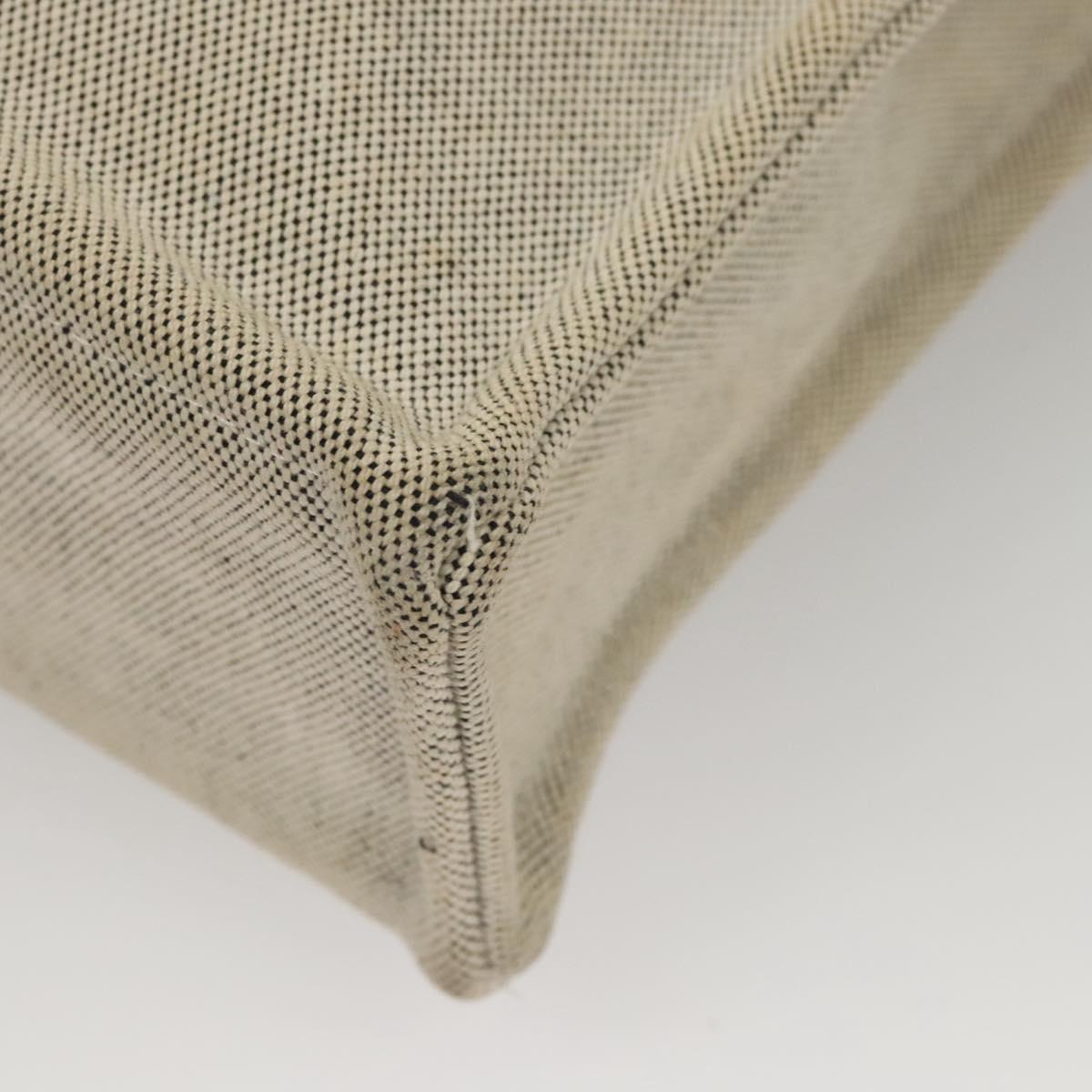 Hermès Fourre tout, Grey, Canvas, handbag