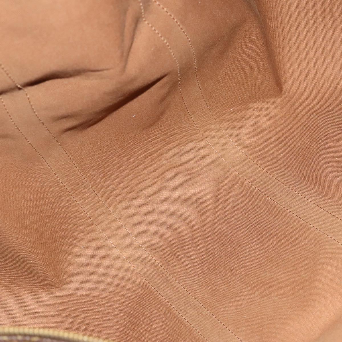 Louis Vuitton Keepall Bandouliere 55, Brown, Canvas, travel