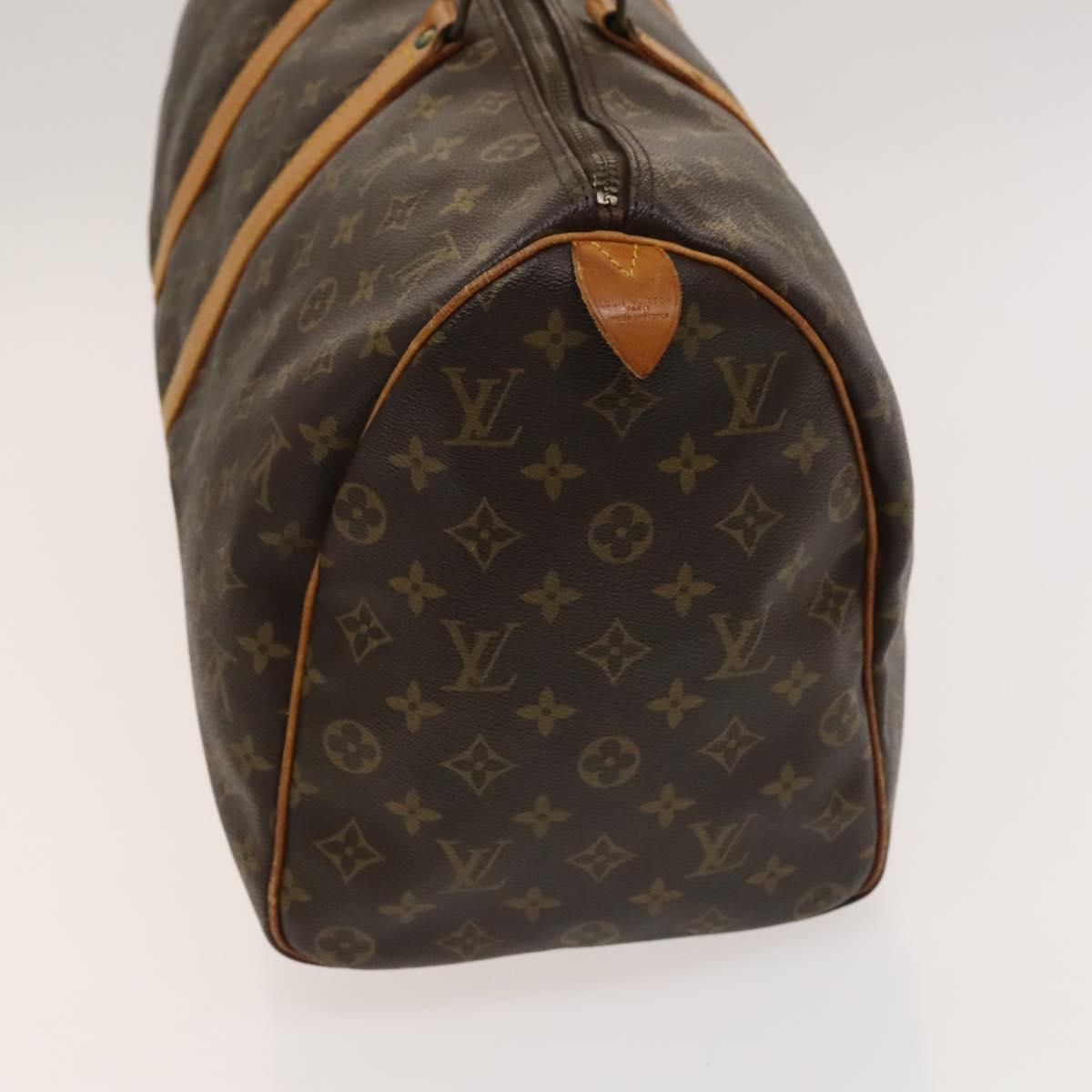 Louis Vuitton Keepall 45, Brown, Canvas, travel