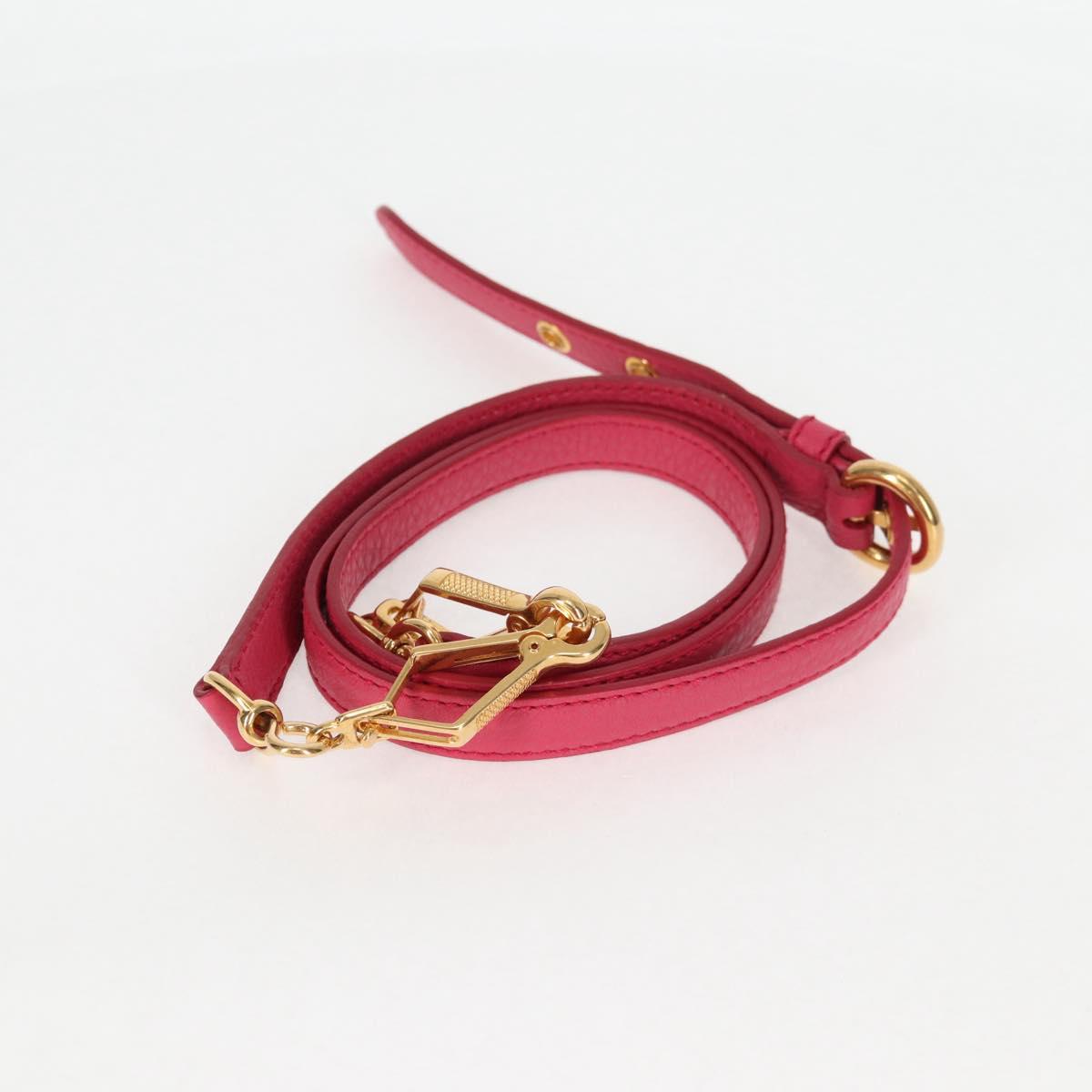 Miu Miu Vitello, Pink, Leather, tote