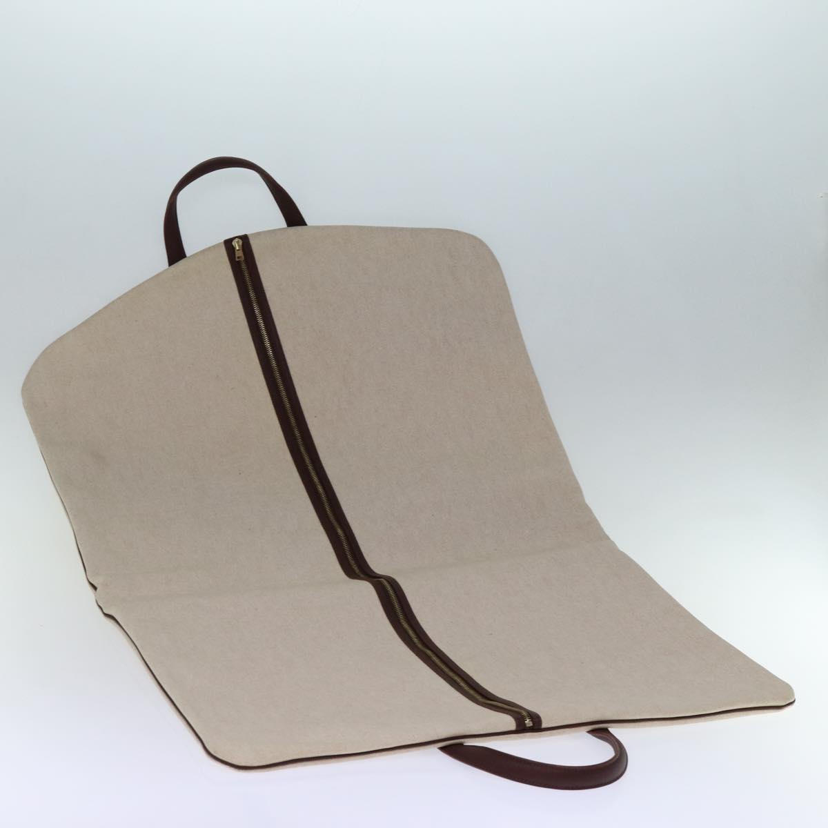 Hermès, Beige, Canvas, travel