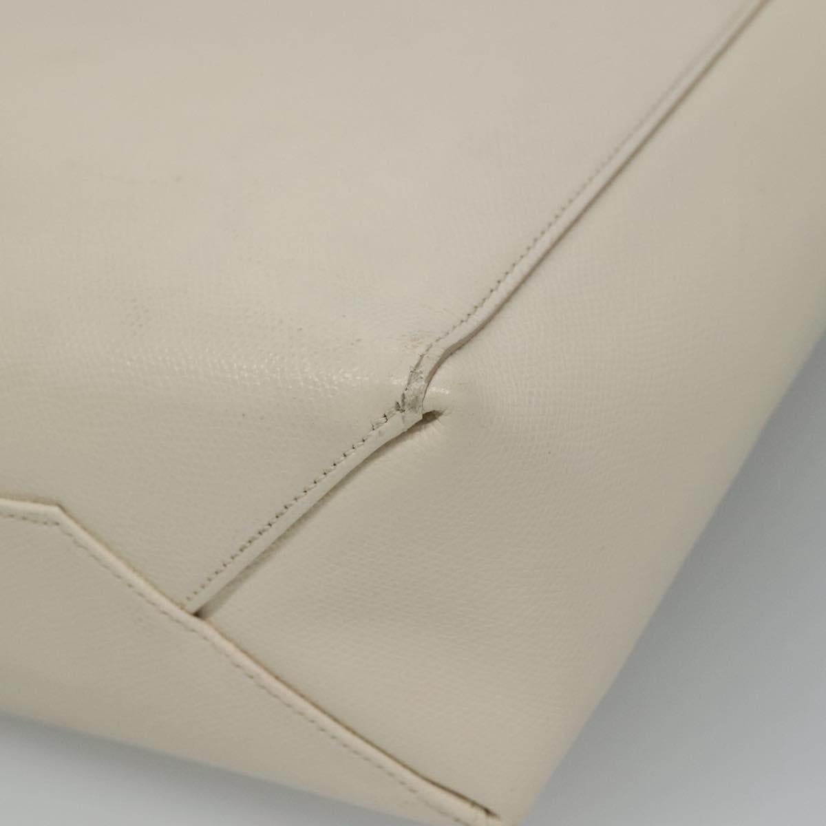 Céline Cabas Vertical, Beige, Leather, shoulder