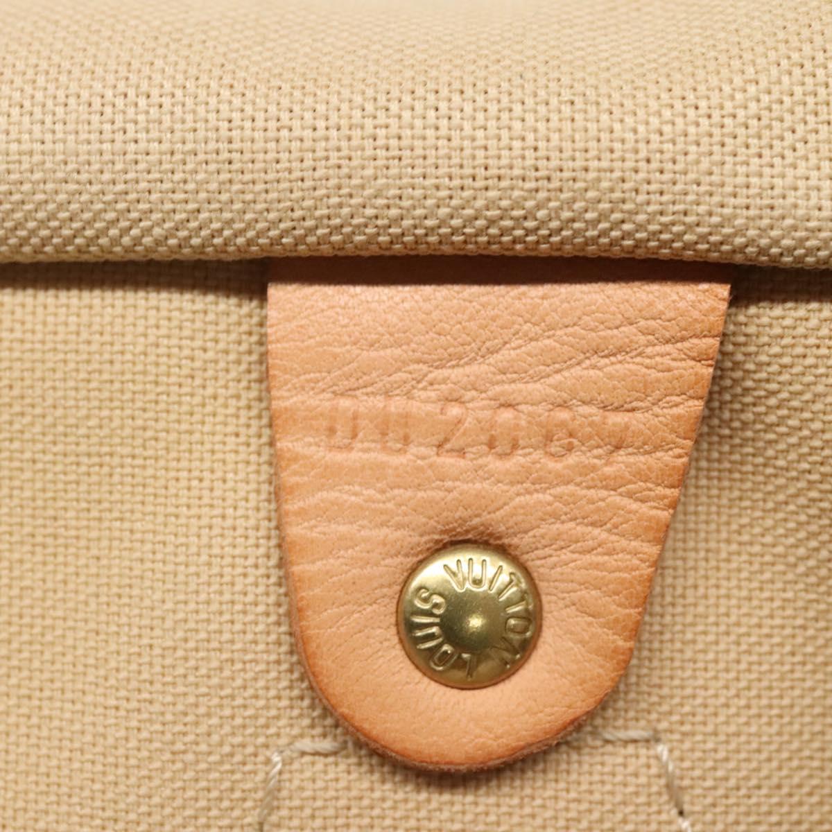 Louis Vuitton Speedy 30, White, Canvas, handbag