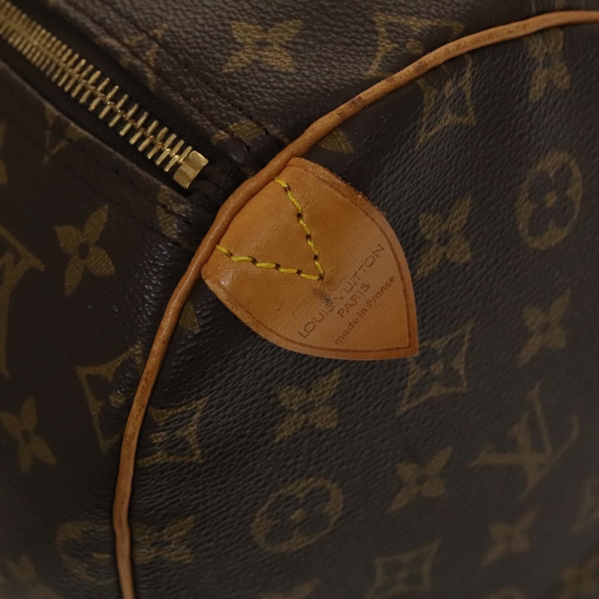 Louis Vuitton Keepall 55, Brown, Canvas, travel