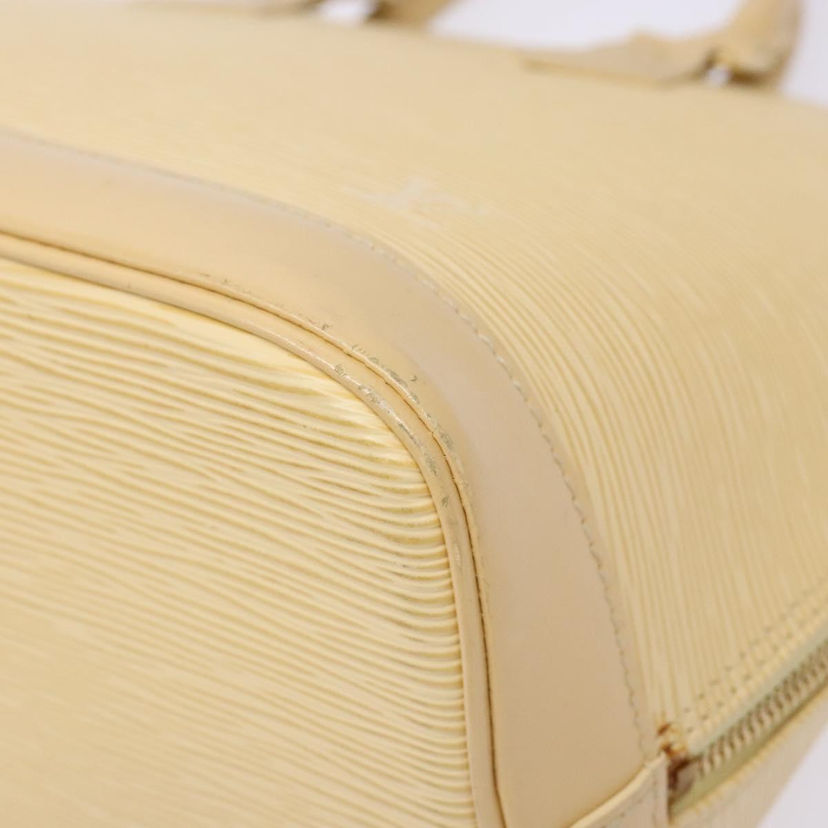 Louis Vuitton Alma, Beige, Leather, handbag
