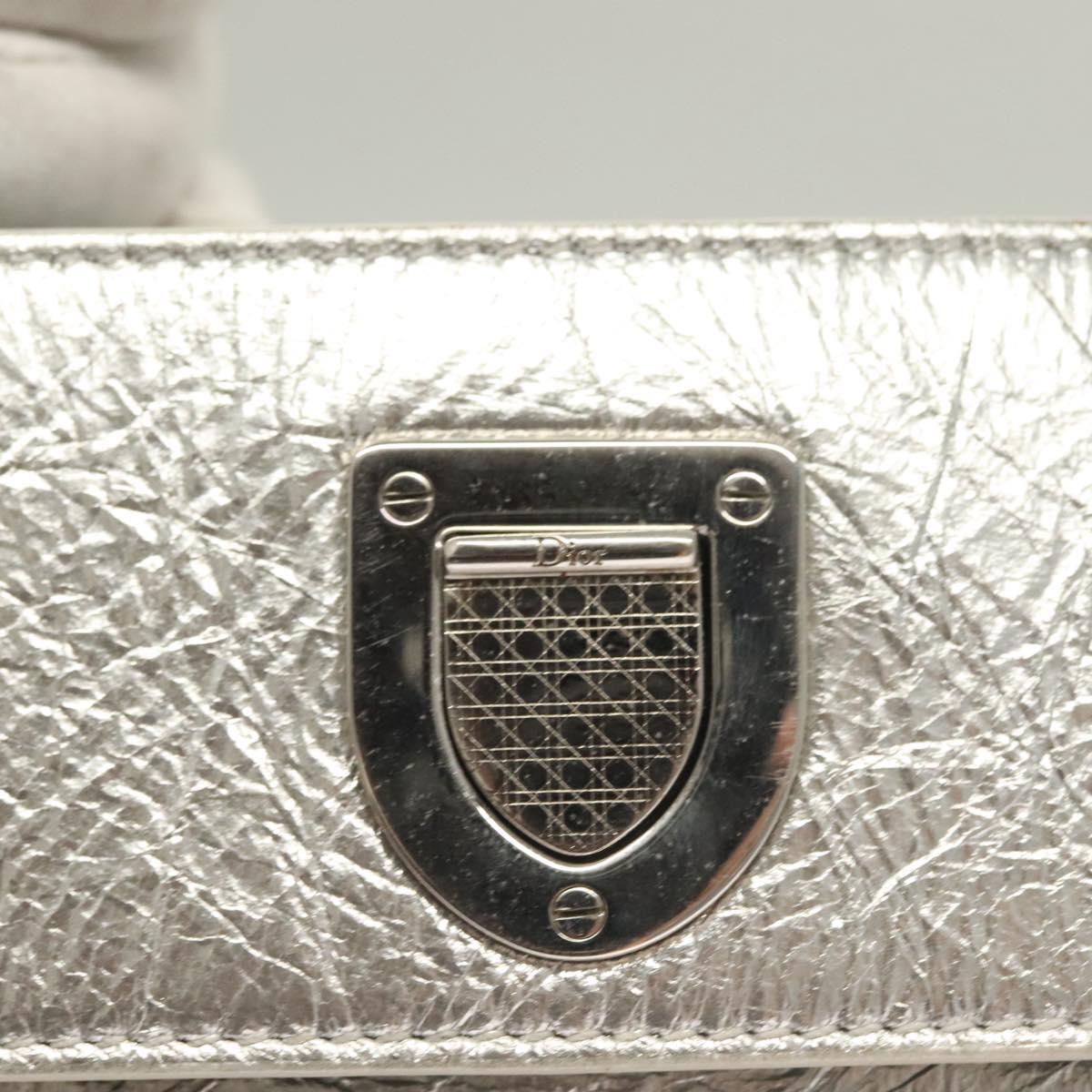 Dior Diorever, Silver, Leather, handbag