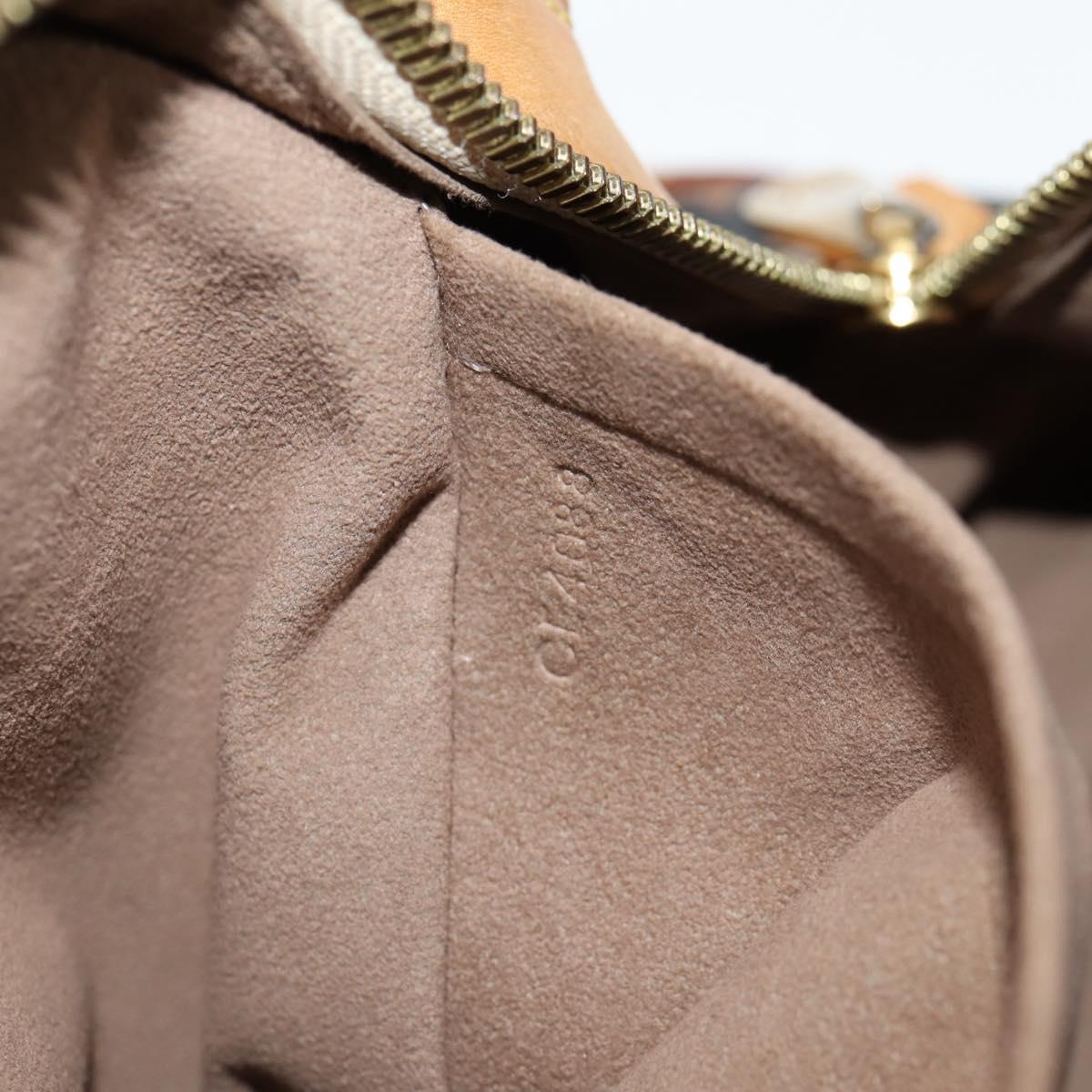 Louis Vuitton Claudia, Black, Canvas, handbag