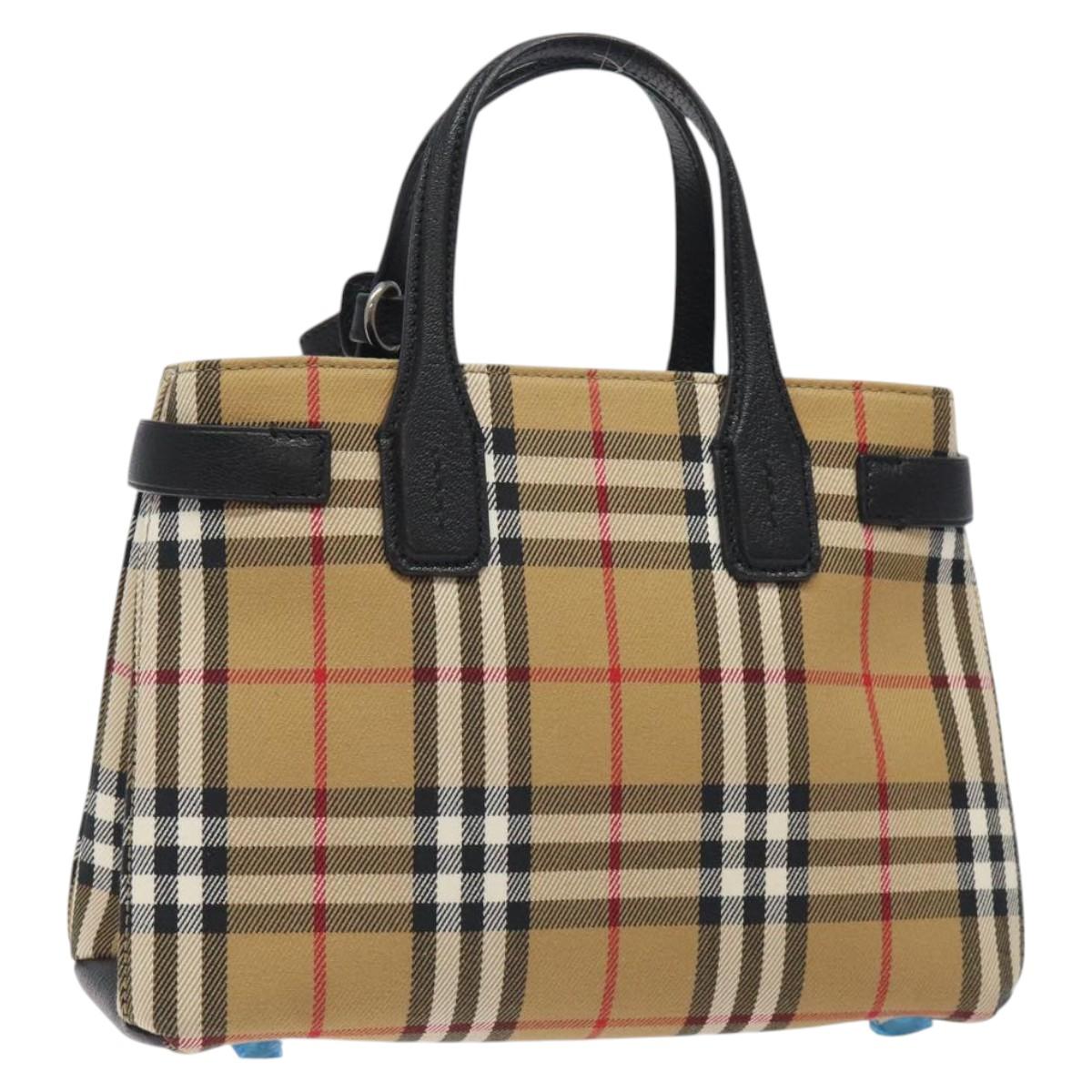 Burberry The Banner, Beige, Canvas, tote