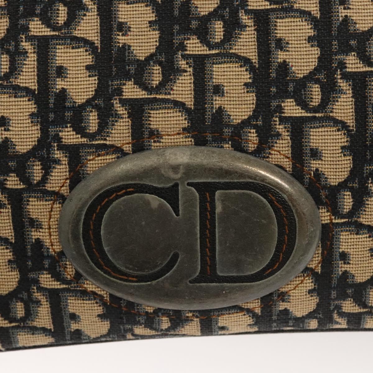 Dior CD, Navy, Canvas, handbag