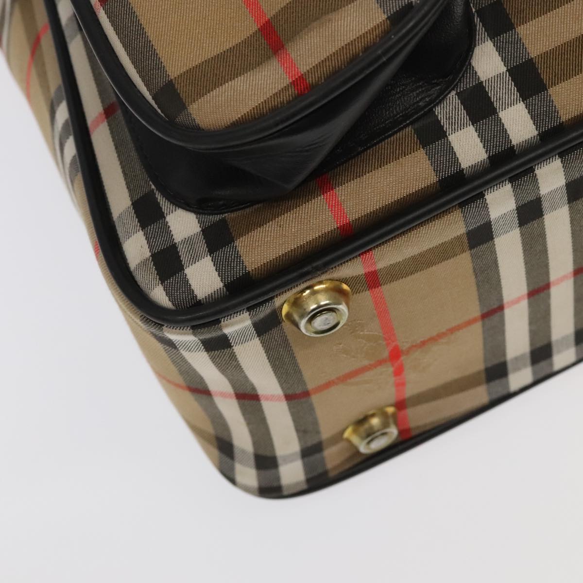 Burberry Nova Check, Beige, Canvas, handbag