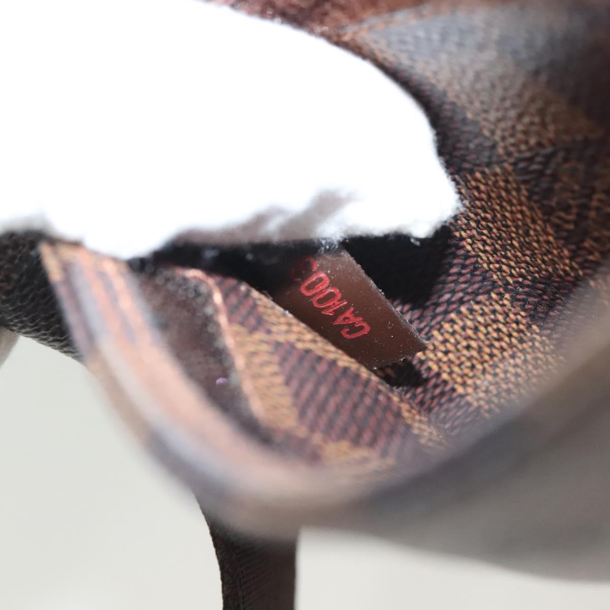 Louis Vuitton Geronimos, Brown, Canvas, clutch