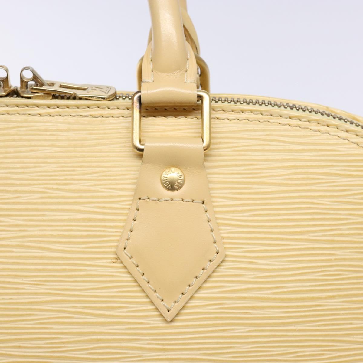 Louis Vuitton Alma, Beige, Leather, handbag