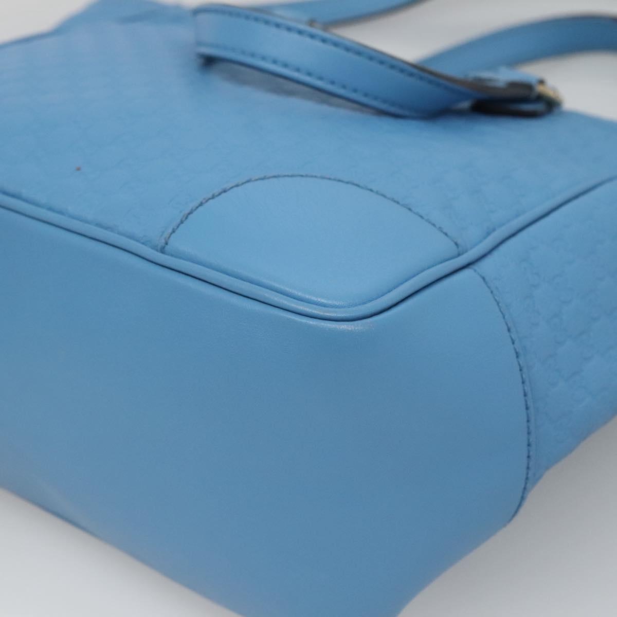 Gucci Micro guccissima, Blue, Leather, handbag