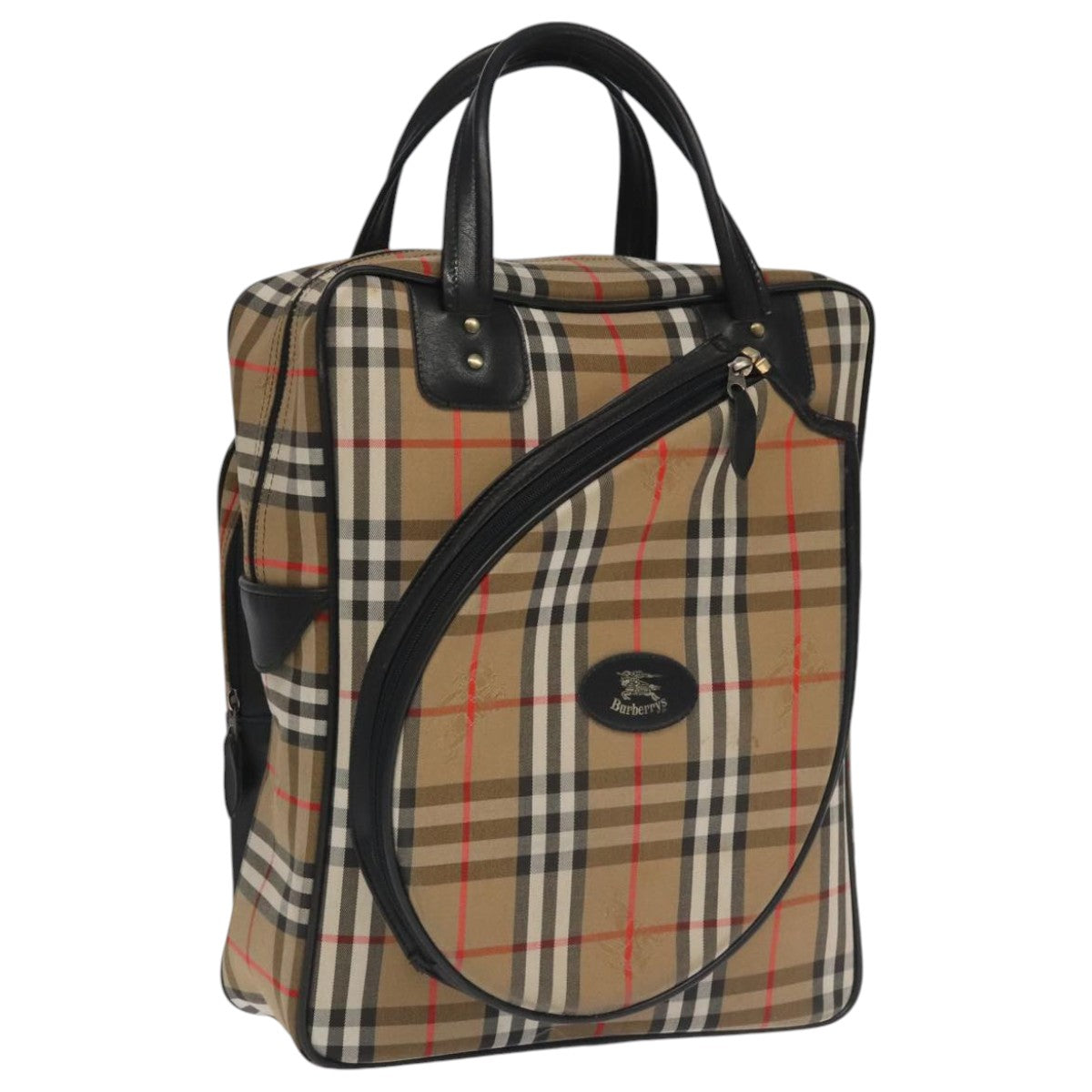 Burberry Nova Check, Beige, Canvas, handbag