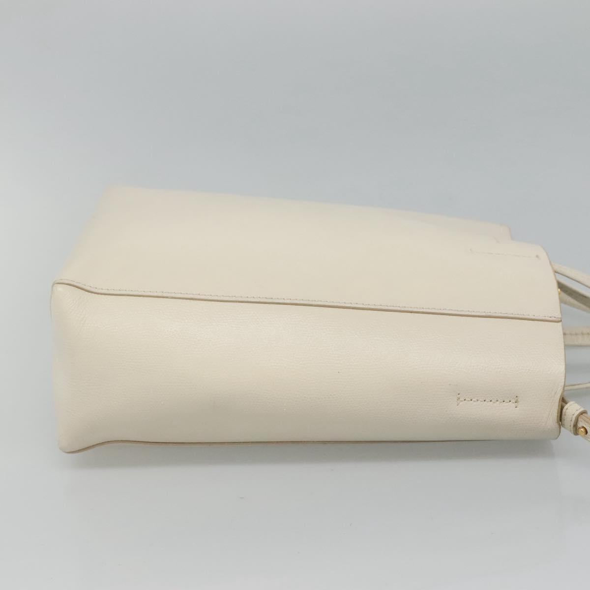 Céline Cabas Vertical, Beige, Leather, shoulder
