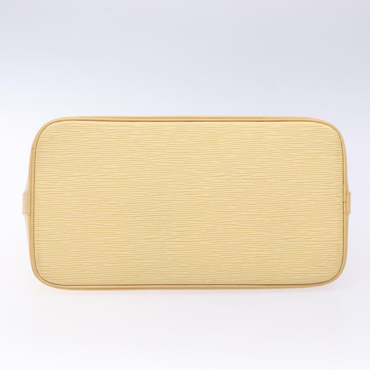 Louis Vuitton Alma, Beige, Leather, handbag