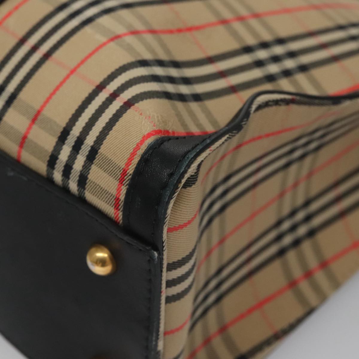 Burberry Nova Check, Beige, Canvas, tote